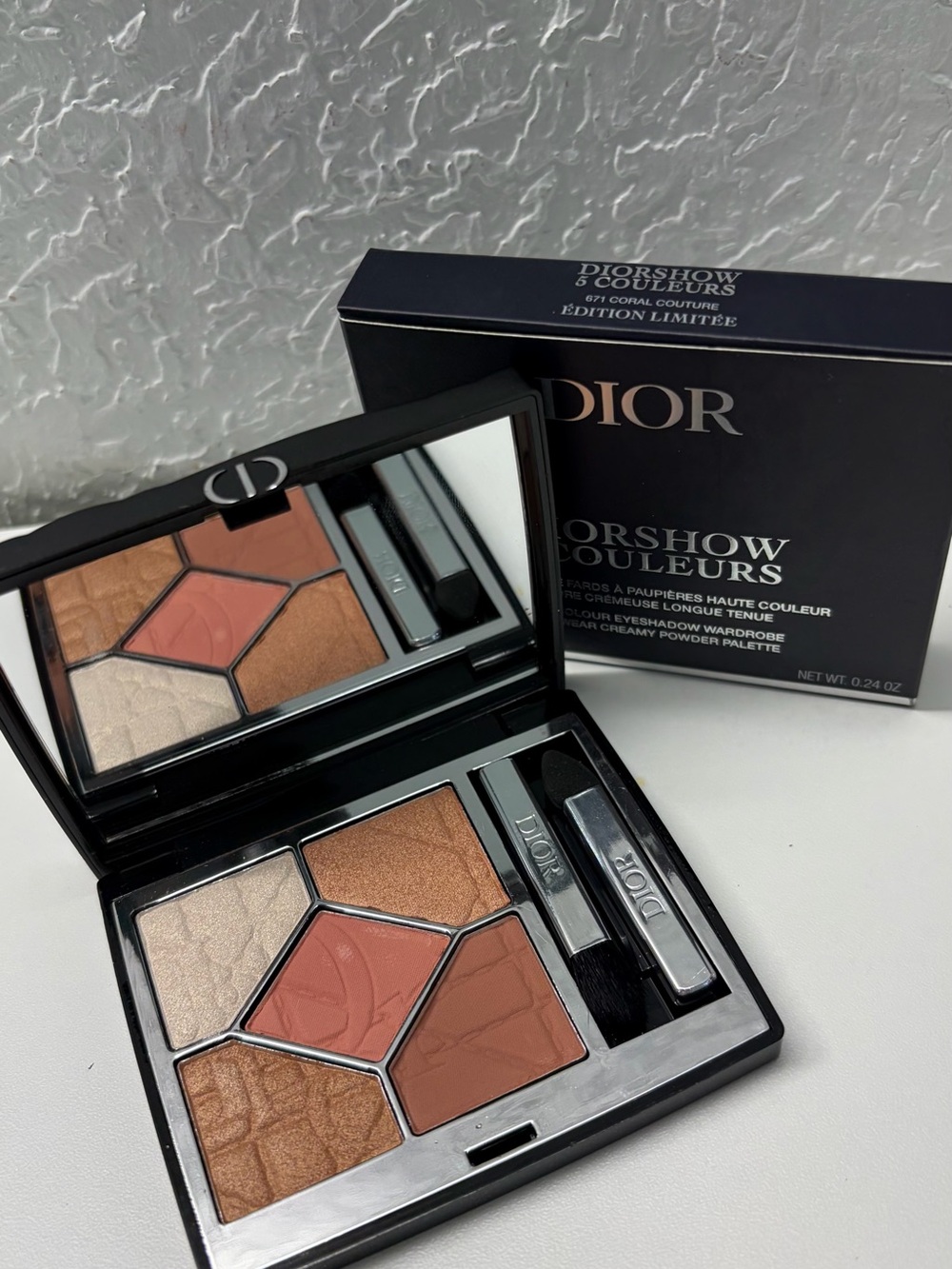 Dior Diorshow 5-Color Eyeshadow Palette - Coral, Bronze, Champagne